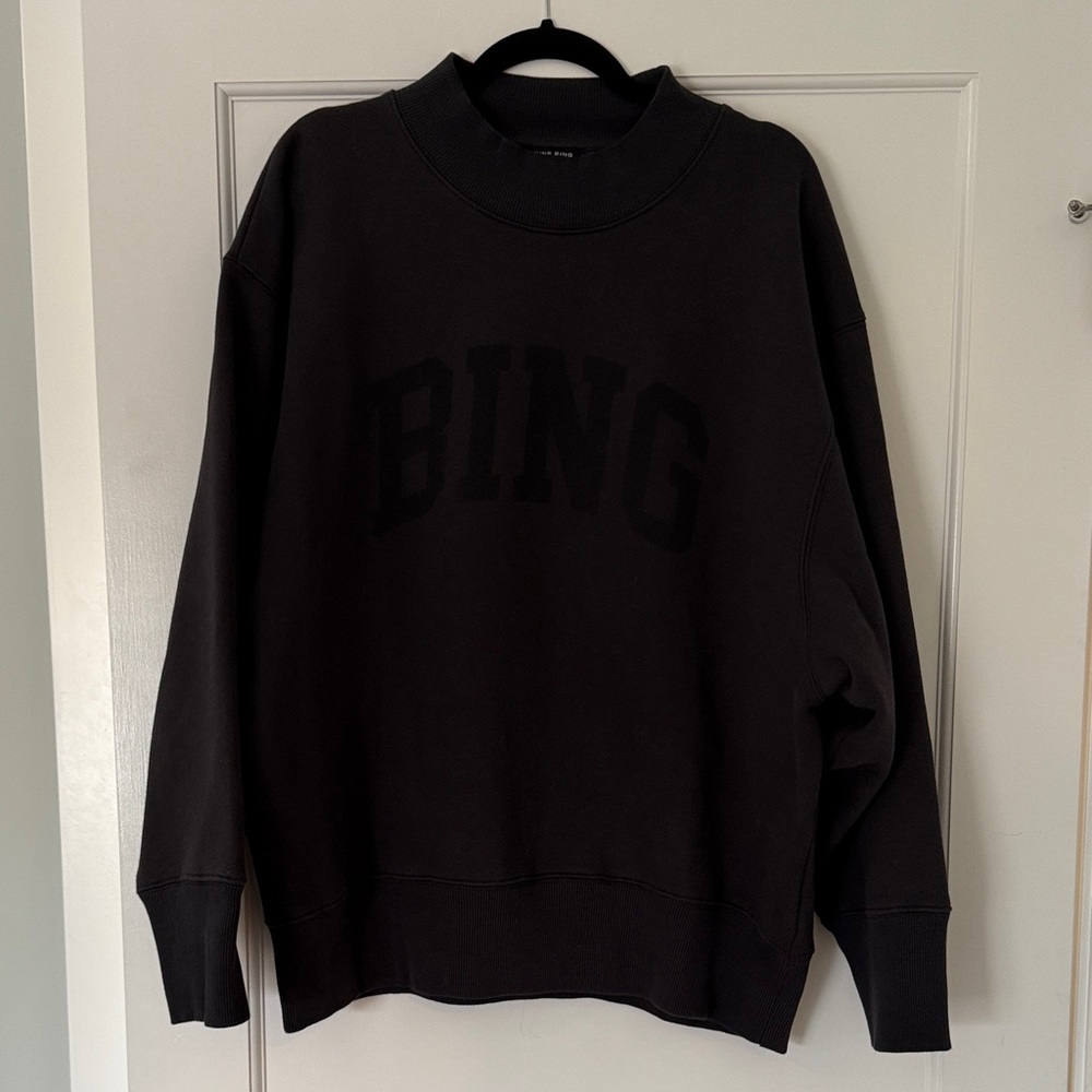 Anine Bing Black Sweatshirt